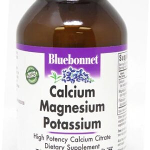 Bluebonnet Nutrition Cálcio Magnésio Potássio 180 Caplets - Essenciais para o Bem-Estar