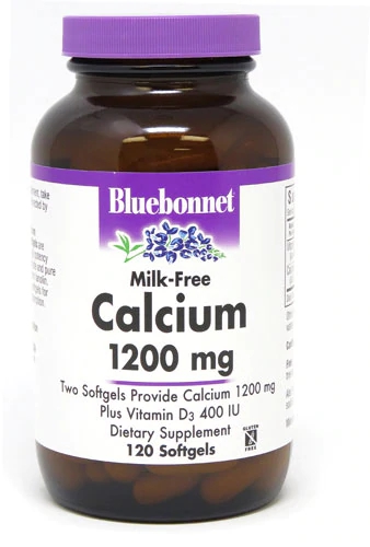 Bluebonnet Nutrition Cálcio + Vitamina D3 - 1200mg - 120 Cápsulas Gelatinosas