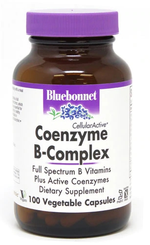 Bluebonnet Nutrition CellularActive® Coenzyme B-Complex 100 Cápsulas - Energia e Bem-Estar