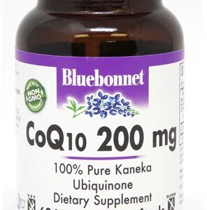 Bluebonnet Nutrition CoQ10 200mg - 60 Cápsulas Vegetarianas Softgels