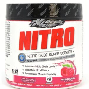 Bluebonnet Nutrition Extreme Edge Nitro Powder Sabor Framboesa - 105g