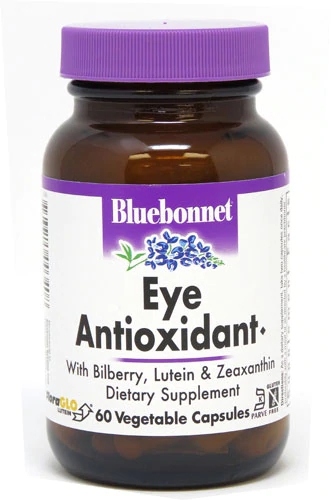 Bluebonnet Nutrition Eye Antioxidant - Suplemento para Saúde Ocular 60 Cápsulas Vegetais
