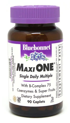 Bluebonnet Nutrition Maxi ONE® Multivitamínico Completo - 90 Cápsulas Vegetais