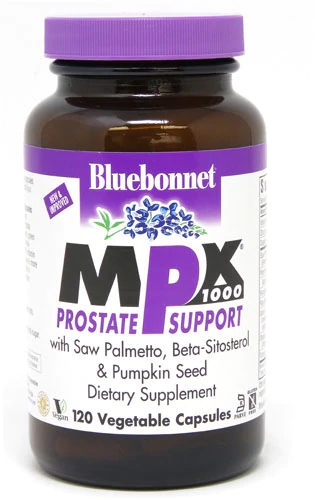 Bluebonnet Nutrition MPX 1000 Suporte Prostático - 120 Cápsulas Vcaps®