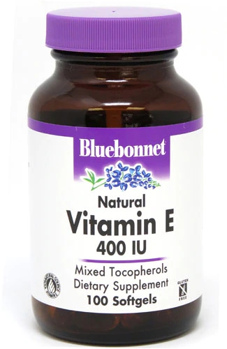 Bluebonnet Nutrition Vitamina E Natural 400 UI - 100 Softgels