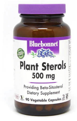 Bluebonnet Nutrition Fitosteróis Vegetais 500 mg - 90 Cápsulas Vegetais (Vcaps®)