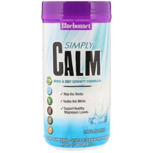 Bluebonnet Nutrition Simple Calm Pó Sabor Neutro 454g - Bem-Estar e Relaxamento