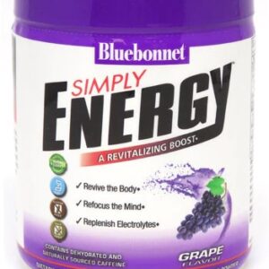 Bluebonnet Nutrition Simply Energy Uva 30 Porções - Energia e Foco Refrescantes