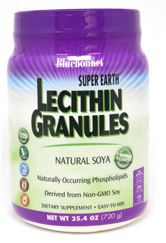 Bluebonnet Nutrition Super Earth Lecithin Granules Natural Soya -- 25.4 oz