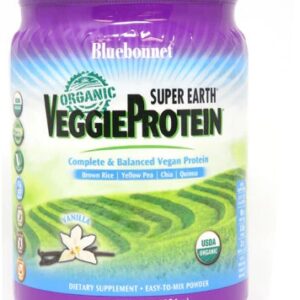 Bluebonnet Nutrition Super Earth VeggieProtein Baunilha - 454g