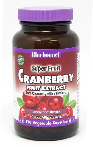 Bluebonnet Nutrition Super Fruit Cranberry - Extrato de Arando 120 Cápsulas