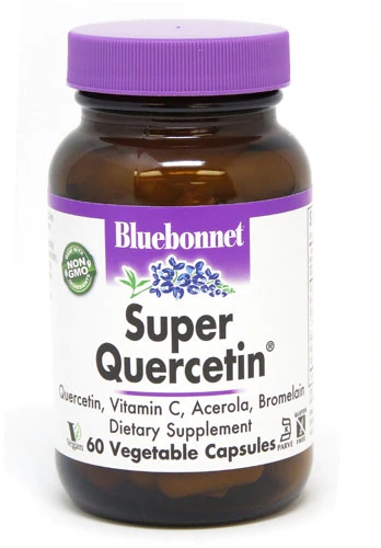 Bluebonnet Nutrition Super Quercetin 60 Cápsulas Vegetais - Imunidade e Bem-Estar