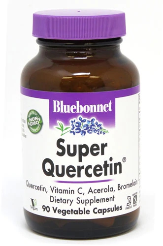Bluebonnet Nutrition Super Quercetin 90 Cápsulas Veganas - Imunidade e Bem-Estar