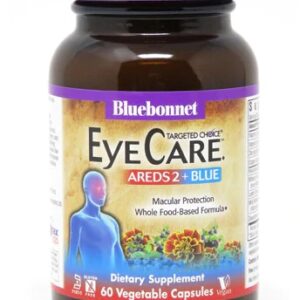 Bluebonnet Nutrition Targeted Choice EyeCare AREDS2 Plus Blue - 60 Cápsulas Vegetais
