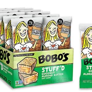 Comprar bobo's oat bars stuff'd coconut almond butter -- 12 bars preço no brasil bars breakfast bars food & beverages suplementos em oferta suplemento importado loja 21 online promoção -