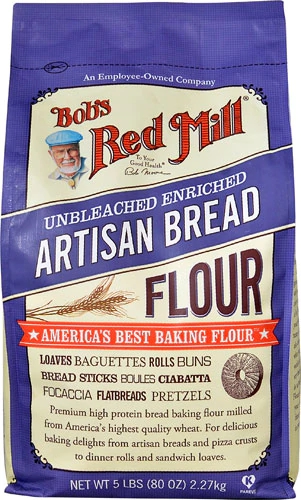Farinha para Pão Artesanal Bob's Red Mill Sem Cloro Enriquecida – 2.27kg