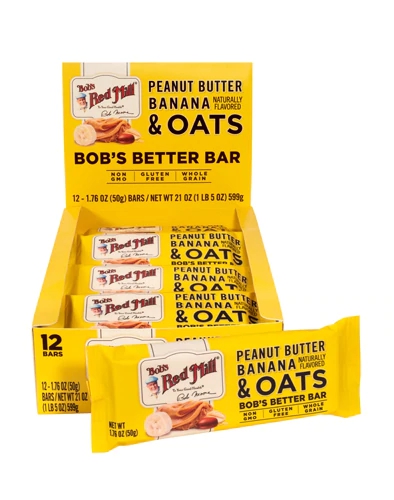 Bob's Red Mill Bob's Bar Peanut Butter Banana & Oats -- 12 Bars