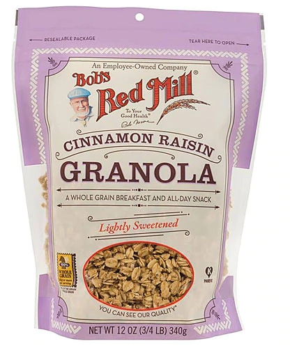 Granola de Canela e Passas Bob's Red Mill - 340g