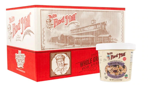 Bob's Red Mill Muesli Cups Sem Glúten Original - 12 Copos (Aprox. 283g)