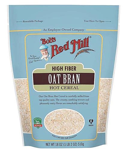 Bob's Red Mill Farelo de Aveia Rico em Fibras 510g - Desjejum Saudável