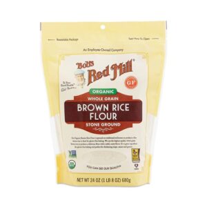 Farinha de Arroz Integral Orgânico Bob's Red Mill 680g - Sem Glúten