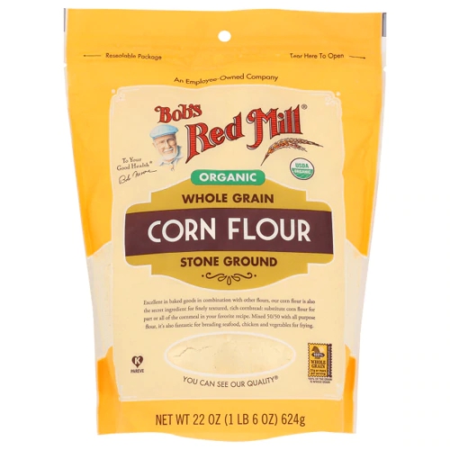 Bob's Red Mill Organic Corn Flour -- 22 oz Resealable Pouch