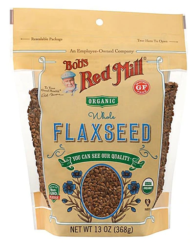 Linhaça Orgânica Bob's Red Mill 368g - Superalimento Rico em Fibras e Ômega-3
