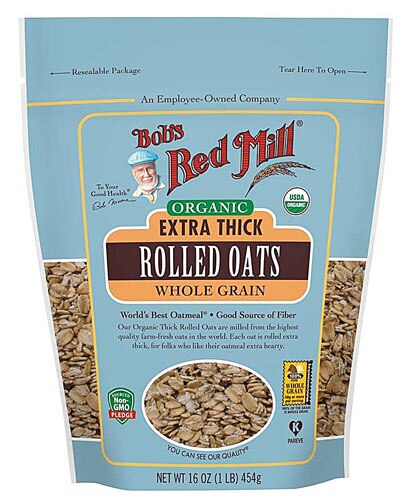 Bob's Red Mill Organic Rolled Oats - Extra Thick -- 16 oz