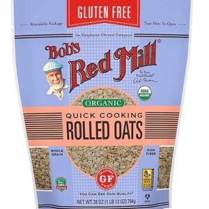 Comprar bob's red mill organic rolled oats gluten free - quick cooking -- 28 oz preço no brasil breakfast foods food & beverages hot cereals rolled oats suplementos em oferta suplemento importado loja 5 online promoção -
