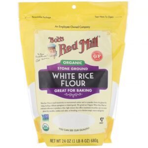 Comprar bob's red mill organic white rice flour -- 24 oz resalable pouch preço no brasil flours & meal food & beverages suplementos em oferta white flour suplemento importado loja 11 online promoção -