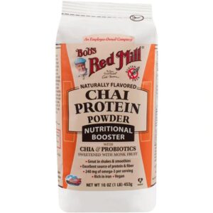 Bob's Red Mill Nutritional Booster Chai - 454g: Proteína e Fibra para Sua Rotina