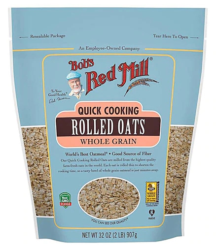 Aveia em Flocos Bob's Red Mill - Cozimento Rápido - 907g