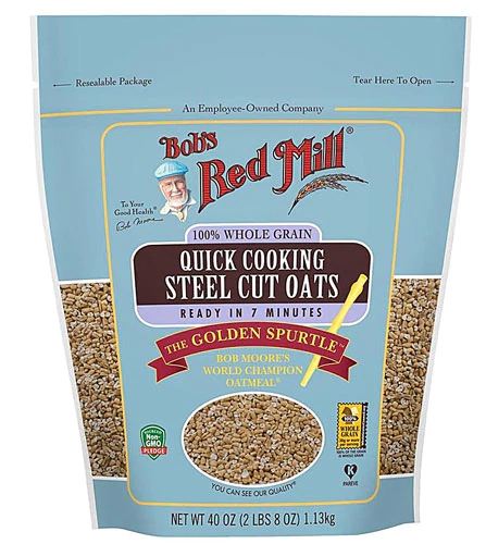Bob's Red Mill Steel Cut Oats Quick Cooking -- 40 oz