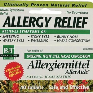 Comprar boericke & tafel allergiemittel alleraide® -- 40 tablets preço no brasil allergies allergy & sinus homeopathic remedies suplementos em oferta vitamins & supplements suplemento importado loja 55 online promoção -