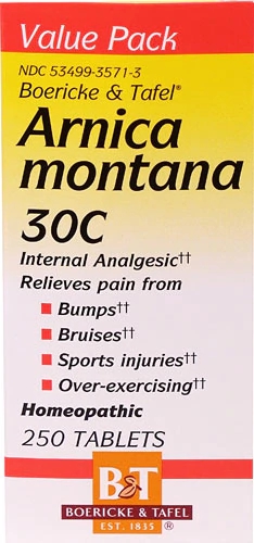 Arnica Montana 30C Boericke & Tafel - 250 Comprimidos para Alívio de Dores Musculares e Articulares