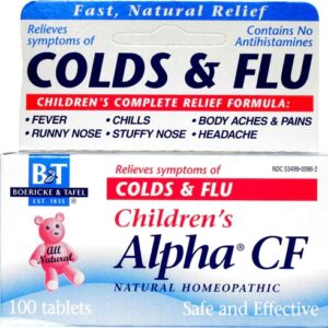 Boericke & Tafel Children's Alpha® CF 100 Comprimidos: Fortalecendo a Saúde Infantil