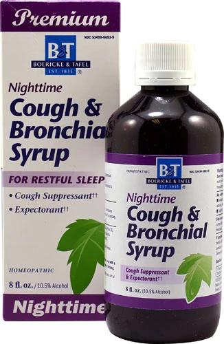 Boericke & Tafel Cough and Bronchial Syrup Nighttime -- 8 fl oz