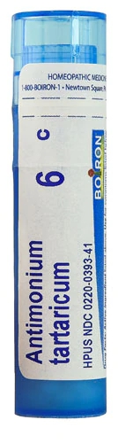 Boiron Antimonium Tartaricum 6C - 80 Pellets: Alívio Natural para Tosse e Congestão