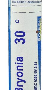 Boiron Bryonia 30C - 80 Pellets: Alívio Natural para Sintomas de Gripe e Dor