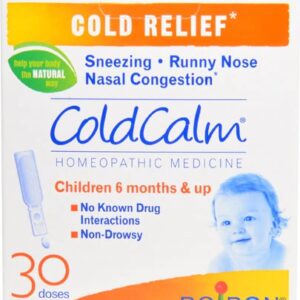 Boiron ColdCalm® 30 Doses - Alívio Natural para Sintomas de Gripe e Resfriado