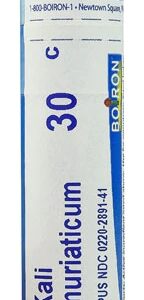 Boiron Kali Muriaticum 30C - 80 Pellets: Remédio Homeopático para Bem-Estar Respiratório e Cutâneo