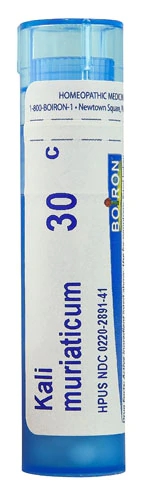 Boiron Kali Muriaticum 30C - 80 Pellets: Remédio Homeopático para Bem-Estar Respiratório e Cutâneo