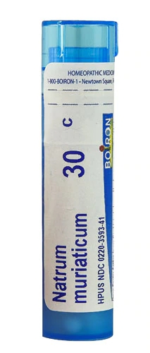 Boiron Natrum Muriaticum 30C - 80 Glóbulos Homeopáticos para Bem-Estar