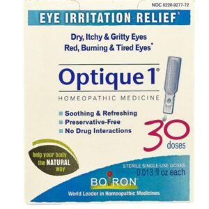Comprar boiron optique 1® eye irritation relief -- 30 doses preço no brasil eye care homeopathic remedies suplementos em oferta vitamins & supplements suplemento importado loja 5 online promoção -