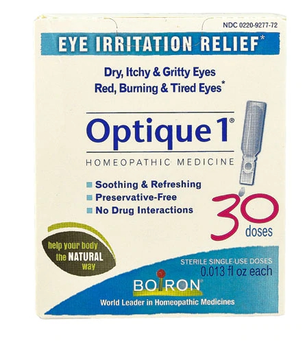 Boiron Optique 1 Alívio Irritação Ocular - 30 Doses de Bem-Estar