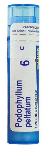 Boiron Podophyllum Peltatum 6C - 80 Glóbulos Homeopáticos para Bem-Estar
