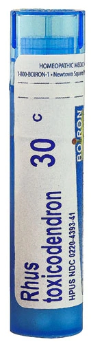 Boiron Rhus Toxicodendron 30C - 80 Pellets: Alívio Natural para Dores e Rigidez
