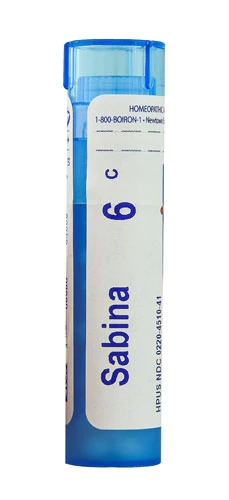 Boiron Sabina 6C - 80 Pellets: Alívio Homeopático Natural para Bem-Estar