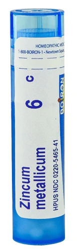Boiron Zincum Metallicum 6C - 80 Glóbulos Homeopáticos