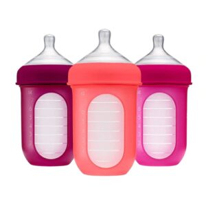 Comprar boon nursh 8 oz bottles - pink multi -- 3 pack preço no brasil babies & kids baby feeding & nursing breastfeeding & nursing new mom must-haves suplementos em oferta suplemento importado loja 13 online promoção -